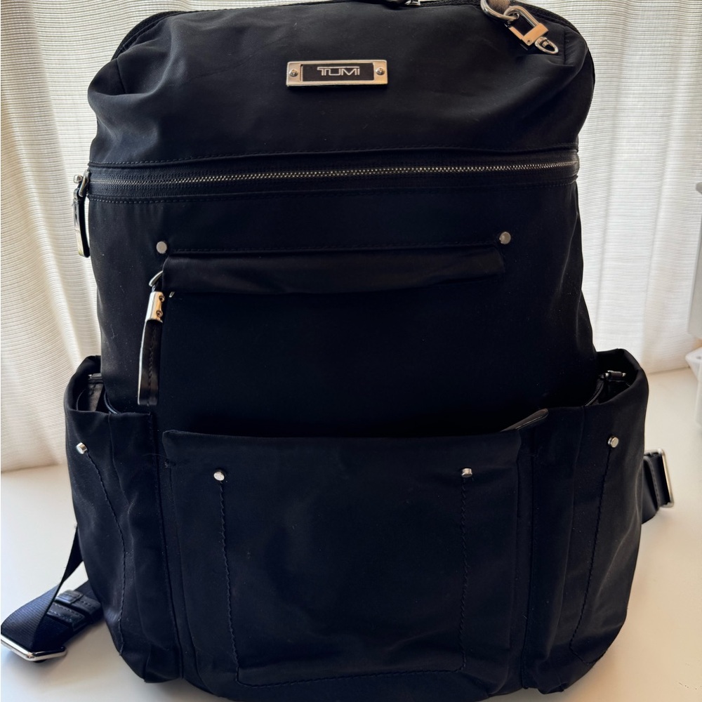 Tumi Voyager Calais black nylon Backpack